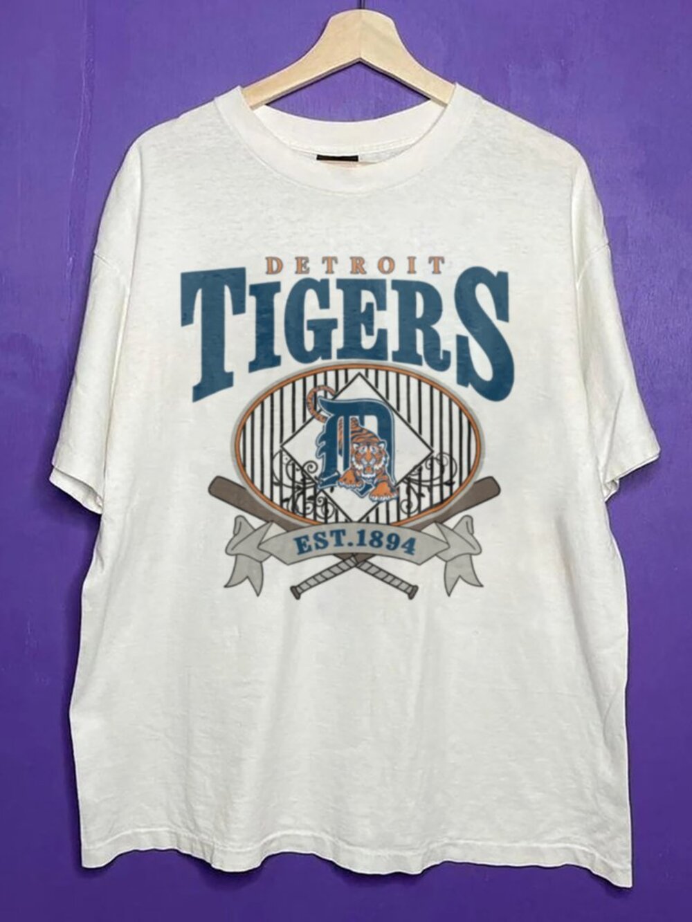 1894 Vintage Detroit Tigers Baseball Sports Shirt, Retro Detroit MLB Shirt Tee